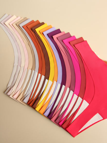 Random 12-Pack Seamless V-Style Thong Underwear for Women